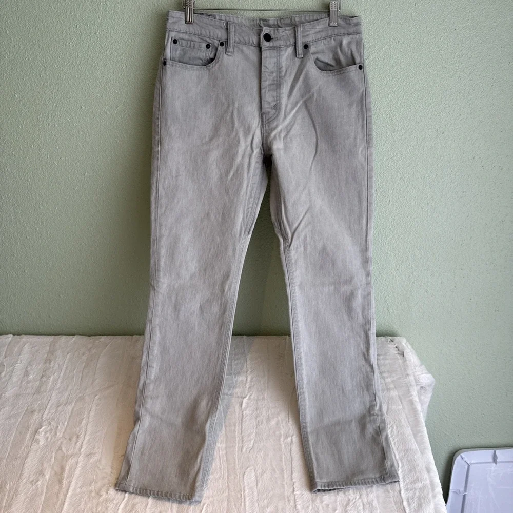 Levi's 511 Reinforced Crotch Gray Jeans Size 33 X 30 Cowboy,Work,Buttonfly Jeans